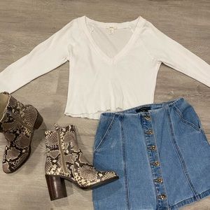 F21 knitted long sleeve